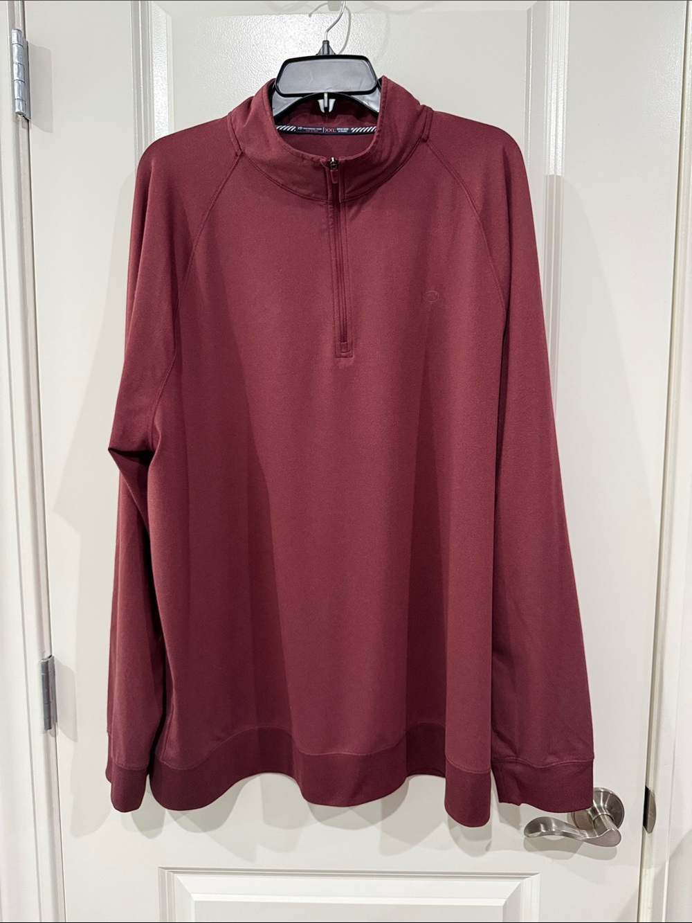 Southern Tide Men's Quarter-Zip Pullover - Burgundy